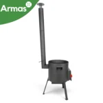 Krāsns kazanam 16–22L ar skursteni COMFORT D44 cm, 3 mm - Image 4