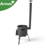 Krāsns kazanam 16–22L ar skursteni COMFORT D44 cm, 3 mm - Image 5