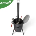 Krāsns kazanam 16–22L ar skursteni COMFORT D44 cm, 3 mm - Image 17