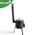 Krāsns kazanam 16–22L ar skursteni COMFORT D44 cm, 3 mm - Image 14