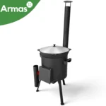 Krāsns kazanam 16–22L ar skursteni COMFORT D44 cm, 3 mm - Image 9