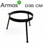 Saliekams trijkājis kazaniem 36 cm – universāls statīvs katliem un pannām