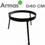 Foldable tripod for pots 40 cm – universal stand for pots and pans