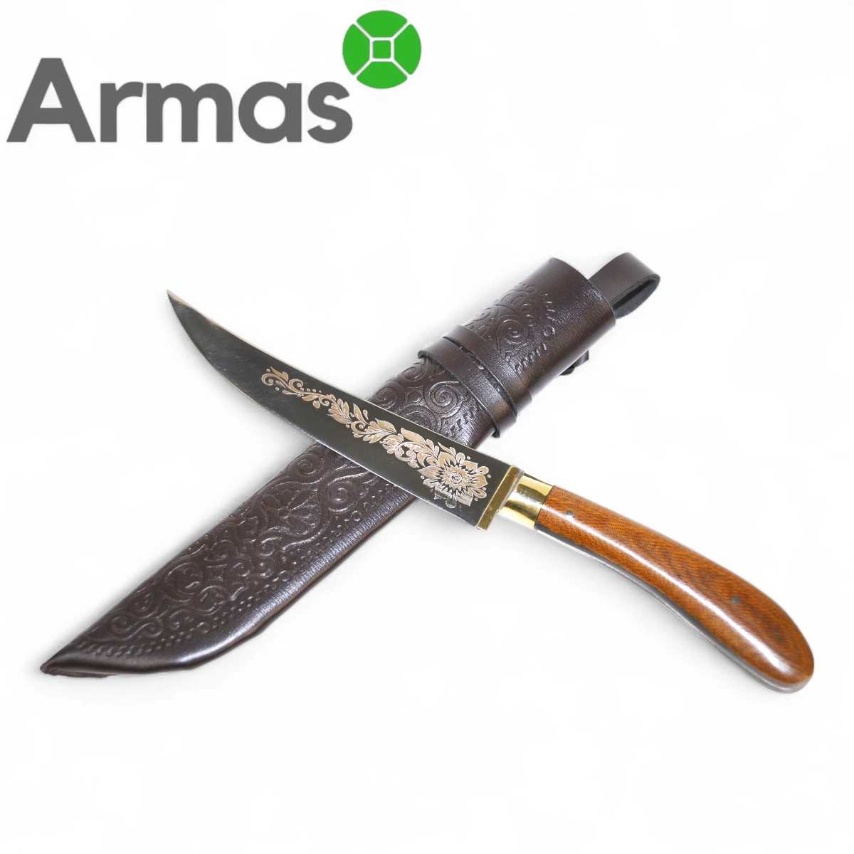 Узбекский национальный нож Пчак (нержавеющая сталь) 270/140