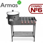 Komplekts krāsns-mangals un 8L uzbeku kazans