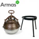 Starter komplekts ar afgāņu kazanu 10L M un trijkāji, komplekta saturs