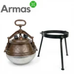 Afgāņu kazans 12L pulēts (M) komplekta saturs