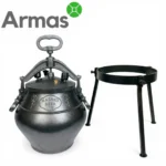 Afgāņu kazans 15L melnais (SB) komplekta saturs