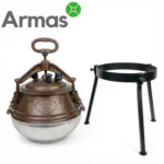 Starter komplekts ar afgāņu kazanu 8L M un trijkāji, komplekta saturs