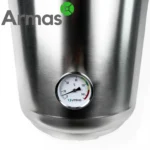 Elektriskais universālais autoklāvs UTEHO A- termometrs no nerūsējošā tērauda