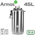 Elektriskais universālais autoklāvs UTEHO A-32E no nerūsējošā tērauda, 45 l