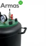 Electric universal autoclave UTEHO UTEH — close-up of lid and safety valve