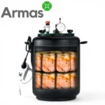 Electric universal autoclave UTEHO UTEH-16E — autoclave with jars