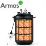 Electric universal autoclave UTEHO UTEH-24E — autoclave with jars