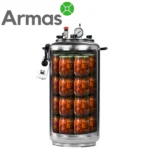 Elektriskais universālais autoklāvs UTEHO A-32E no nerūsējošā tērauda ar burkām