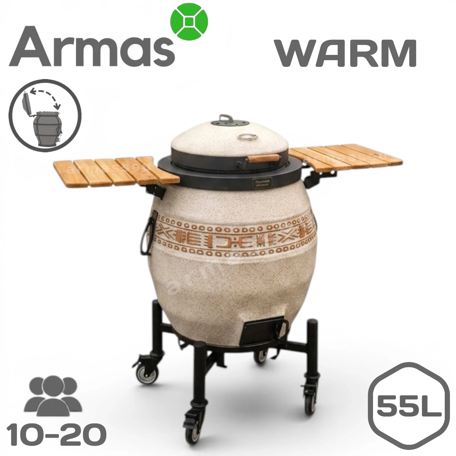 warm Tandoor WARM with Hinged Lid NEW - Image 1