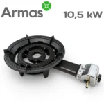 Cast Iron Gas Burner 10.5 kW with Piezo Ignition