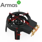Čuguna gāzes plīts deglis 9,8 kW ar 3 kontūriem - Image 4