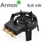 Čuguna gāzes plīts deglis 9,8 kW ar 3 kontūriem
