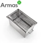 Hot Smoking Smokehouse L Made of Stainless Steel with Thermometer, 1.5 mm - Image 6