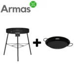 Gāzes deglis Premium XL 14,4 kW Mustang, 60 cm, ar statīvu un pannu - Image 3