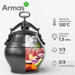 Afgāņu kazans 20L SB melns Rashko Baba - Image 3