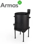 Krāsns kazanam 16–22L ar skursteni D44 cm, 3 mm - Image 2