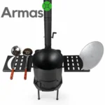 Krāsns kazanam 16–22L ar skursteni D44 cm, 3 mm - Image 35