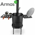 Krāsns kazanam 16–22L ar skursteni D44 cm, 3 mm - Image 34