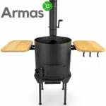 Krāsns kazanam 16–22L ar skursteni D44 cm, 3 mm - Image 29