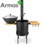 Krāsns kazanam 16–22L ar skursteni D44 cm, 3 mm - Image 31