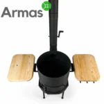 Krāsns kazanam 16–22L ar skursteni D44 cm, 3 mm - Image 30