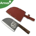 Uzbeku roku darba gaļas cirvis 330/160 - 65G tērauds, koka rokturis