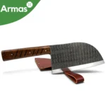 Uzbeku roku darba gaļas cirvis 330/160 - 65G tērauds, koka rokturis - Image 4