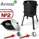 Stove and 10L Uzbek Kazan – STANDARD №2