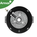 Gāzes krāsns kazanam 12-16L ar 8 kW degli, D40 cm, 3 mm - Image 8