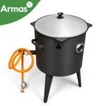Gāzes krāsns kazanam 12-16L ar 8 kW degli, D40 cm, 3 mm - Image 9