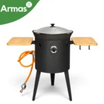 Gāzes krāsns kazanam 12-16L ar 8 kW degli, D40 cm, 3 mm - Image 13
