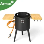 Gāzes krāsns kazanam 12-16L ar 8 kW degli, D40 cm, 3 mm - Image 12