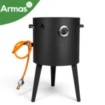 Gāzes krāsns kazanam 12-16L ar 8 kW degli, D40 cm, 3 mm - Image 4