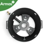 Gāzes krāsns kazanam 12-16L ar 8 kW degli, D40 cm, 3 mm - Image 7