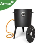 Gāzes krāsns kazanam 12-16L ar 8 kW degli, D40 cm, 3 mm - Image 5