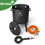 Gāzes krāsns kazanam 12-16L ar 8 kW degli, D40 cm, 3 mm - Image 2