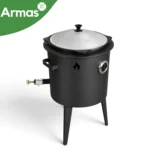 Gāzes krāsns kazanam 12-16L ar 8 kW degli, D40 cm, 3 mm - Image 11