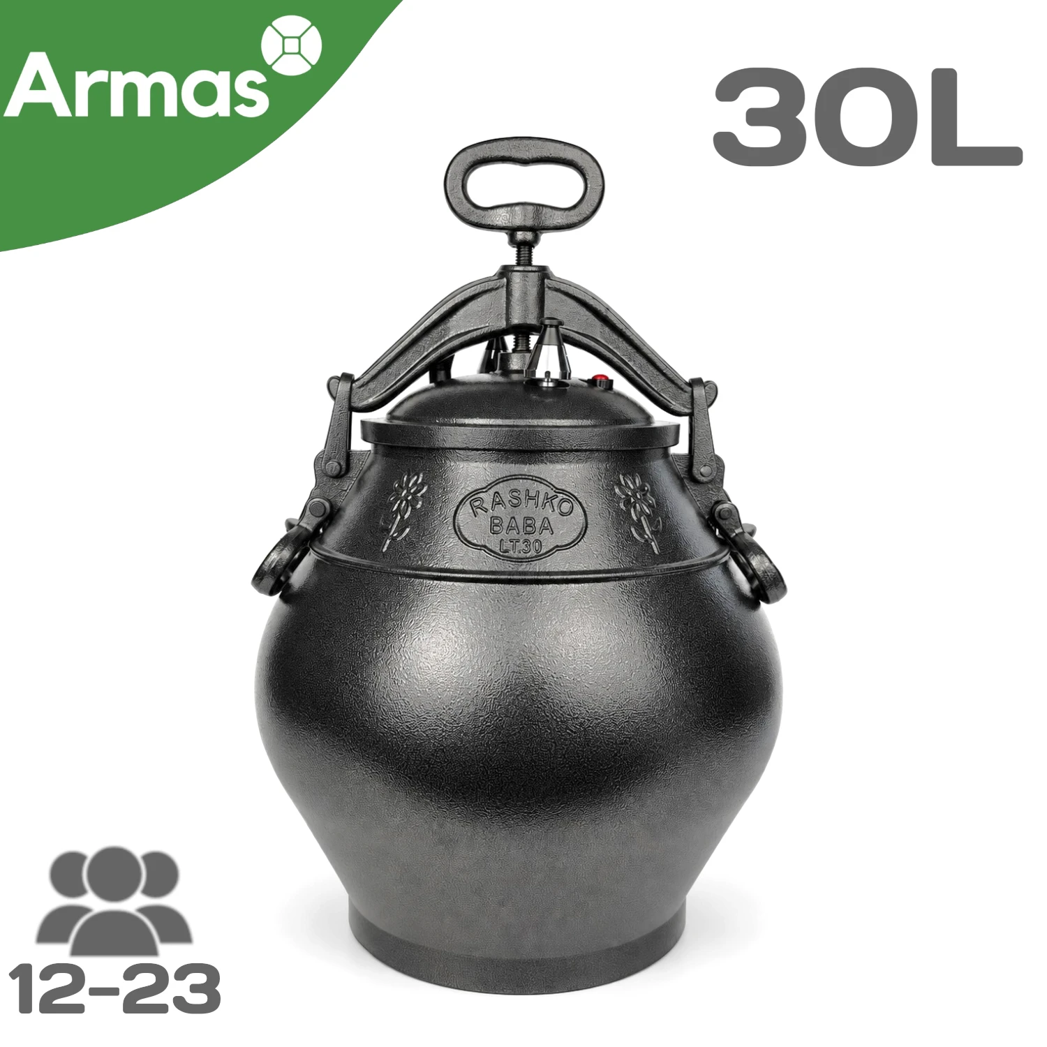 Afgāņu kazans 30L SB melns Rashko Baba