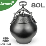 Afgāņu kazans 80L SB melns Rashko Baba